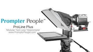 ProLine Plus  Modular Teleprompter  wwwPrompterPeoplecom [upl. by Suiremed]