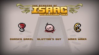 Binding of Isaac Revelation Item  Cursed Grail Gluttons Gut Waka Waka [upl. by Truda444]