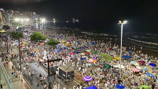 Está quase na Hora do Réveillon em Guarapari ES Praia do Morro 311223 às 2247 [upl. by Aniger]