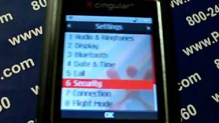 LG CU500  Erase Cell Phone Info  Delete Data  Master Clear Hard Reset [upl. by Aennyl]