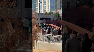 Reston Town Center Walkway tofrom Metro is officially Opened 11624 restonva metro dcmetro [upl. by Madge]