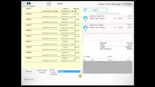 Harbortouch POS Reopening Closed Tickets [upl. by Carter]