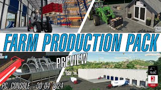 FARM PRODUCTION PACK FS22 📦 New DLC  30042024 PC amp CONSOLE [upl. by Rann]