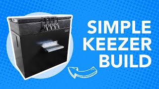 How to make a Keezer for home brew on tap  A simple DIY Kegerator with builtin temperature control [upl. by Mitran]