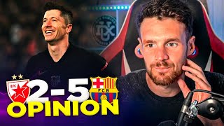 EL FC BARCELONA GANA 25 CONTRA EL ESTRELLA ROJA [upl. by Lorien727]