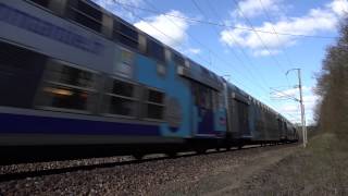 V2N Haute Normandie  BB15000 sur ParisCaen  UHD [upl. by Hareema173]