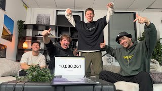 10 MILLION SUB’s LIVE REACTION [upl. by Garret]