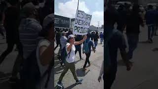 Estudiantes del Tesco Coacalco se manifiestan sobre la vía López portillo [upl. by Jammal390]