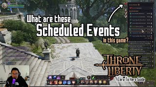 SCHEDULED EVENTS in Throne and Liberty Clearing our Zero to Hero Side Quests [upl. by Spada]