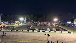 Renfrew fair demolition derby heat 3 of 4 cylinder class 2024 [upl. by Rosena]