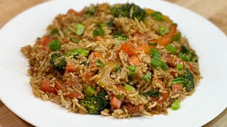 CETTE RECETTE DE RIZ SAUTÉ AUX LÉGUMES EST À TOMBER 😍🍚 Recette végétarienne 🥦 Deli Cuisine [upl. by Lull621]