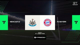 EA Sports FC 25  Online Season Match Gameplay 12 Newcastle United ENG Vs Bayern MunichGER [upl. by Enailil]