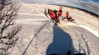 Polaris Switchback 600 Pro R GoPro HD Hero 2 [upl. by Carolann]