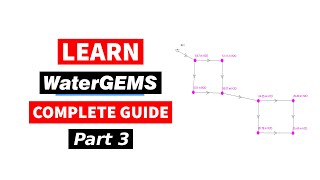 Design Water Supply Network with WaterGEMS Connect Edition Part 3 [upl. by Adolf]