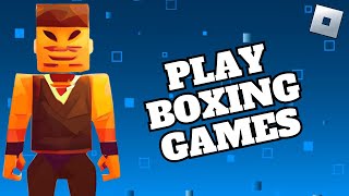 How to Play Boxing Games in Roblox 2024 [upl. by Lull]