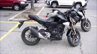 2022 HONDA CB 650 R amp CB 300 R  SidebySide  at CANADIAN TIRE Kelowna BC Canada [upl. by Lyrred]