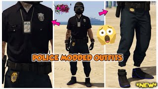 GTA 5 ONLINE  HOW TO GET POLICE MODDED OUTFITS USING TRANSFER GLITCH DIRECTOR MODE GLITCH [upl. by Selwyn]