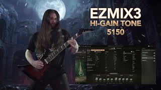 EZMix 3 5150 HiGain Demo  EZDrummer 3 Death Metal EZX  Jackson JS32T AH Kelly [upl. by Ostraw696]