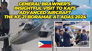 General Brawner’s Insightful Visit to KAI’s Advanced Aircraft the KF 21 Boramae at ADAS 2024 [upl. by Markos]