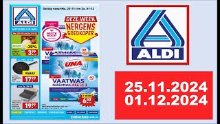 ALDI 2511202401122024 Nederland holland folder nederland [upl. by Hakaber]