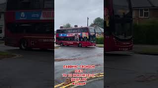 E400MMC Crimson 6143 SN15 LHO 76 To Northfield  LOAN  from Acocks Green garage [upl. by Hazeefah]