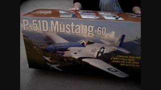 Hangar 9 Blue Nose P51 Mustang Build Video Part I [upl. by Coltun]