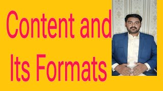 Content and Its Formats Content Format Types Of Content Content Types content [upl. by Lienet]