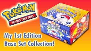 My Pokemon Card 1st Edition Base Set Collection [upl. by Romeyn]