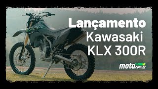 Nova Kawasaki KLX 300R  Primeiras impressões por mestres no Off Road [upl. by Octave]