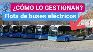 ¿CÓMO FUNCIONA Y SE RECARGA UNA RED DE AUTOBUSES ELÉCTRICOS Dentro de la EMT de Madrid [upl. by Aliuqet]