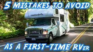 Avoid these Mistakes As A First Time RVer  5 Tips for First Time RV Trip [upl. by Raven]