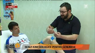 Benzi kinesiologice pentru dureri de genunchi [upl. by Annaxor469]