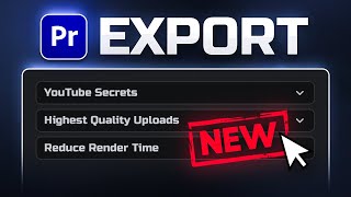 Best Export Settings for YouTube  Premiere Pro 2025 [upl. by Lewiss958]