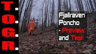 How Much  Fjallraven Poncho  Preview and Test [upl. by Finkelstein]