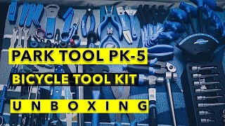 Park Tool PK5 Professional Bicycle Tool Kit Unboxing [upl. by Ahsimal]