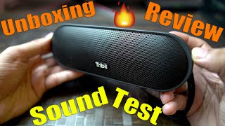 Tribit maxsound plus 24w bluetooth speaker unboxing review amp sound Test [upl. by Aittam826]