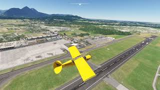 Microsoft Flight Simulator Zlin Aviation Savage Club a salzburg Autriche [upl. by Ioves]