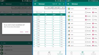 Data Managing using Ministat Application  English version [upl. by Edna]