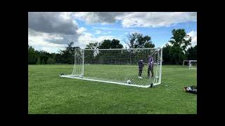 Goalkeeper Catching Warmup Drill [upl. by Pollak]