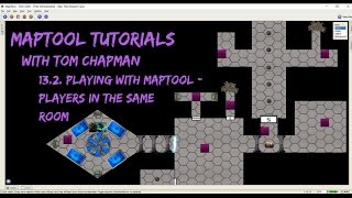 MapTool Tutorial  132 Playing with Maptool  Players in the Same Room [upl. by Rosmarin]