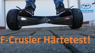 Wheel Heels Hoverboard F Cruiser Test Fahrverhalten Reichweite Appcheck [upl. by Rebeca512]