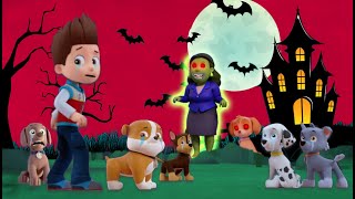 PAW Patrol Mighty Pups Jayce and Marshall Rescue Mission Halloween 24 Cartoon Animation Nick Jr HD [upl. by Annod596]