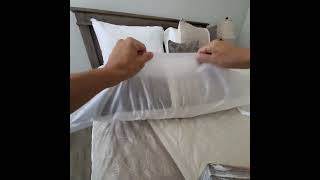 Disposable Bed Sheets Double Bed Travel Sheets for Hotel Review Where Were These During My Career a [upl. by Grodin]