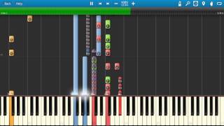 Genesis  Invisible Touch Piano Tutorial  How to play  Synthesia Cover [upl. by Cordi810]