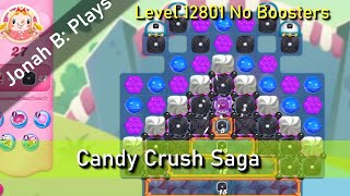 Candy Crush Saga Level 12801 No Boosters [upl. by Oahc567]