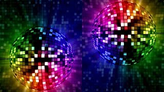 Disco Ball Lights Colorful Party Room Effect [upl. by Eisen]