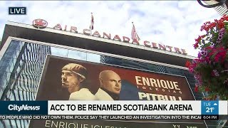 Air Canada Centre changing name to Scotiabank Arena next summer [upl. by Vierno]