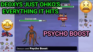 Deoxys OHKOs Everything Pokemon Showdown Random Battles High Ladder [upl. by Aihtebat510]