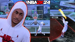 Hoodie DERRICK ROSE is UNGUARDABLE in NBA 2K24 PARK [upl. by Henrieta788]