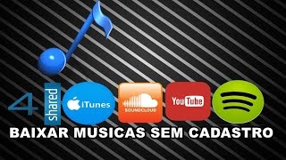 Como Baixar Músicas Grátis Sem Cadastro [upl. by Musser]